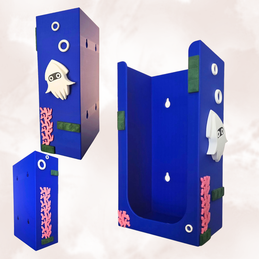 Super Mario-Inspired Blooper Latex or Nitrile Glove Box Holder