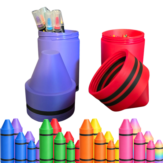 Crayon Shaped Art Container